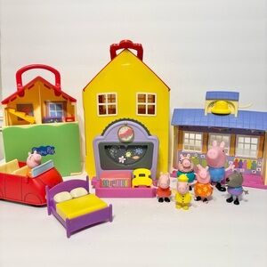 Peppa Pig Playsets Figures Accessories Toy Lot